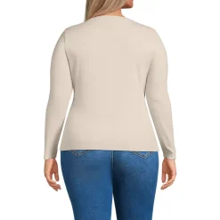 Women's Long Sleeve Micro Rib Button Through Cardigan