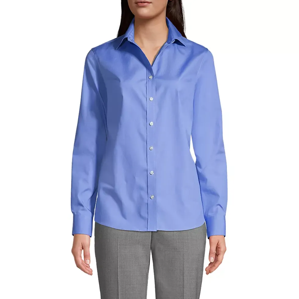 Women's Long Sleeve No Iron Broadcloth Shirt