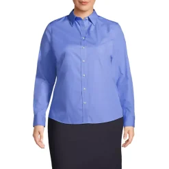 Women's Long Sleeve No Iron Broadcloth Shirt
