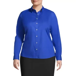 Women's Long Sleeve No Iron Broadcloth Shirt