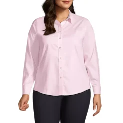 Women's Long Sleeve No Iron Pinpoint Shirt