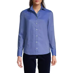 Women's Long Sleeve Oxford Shirt
