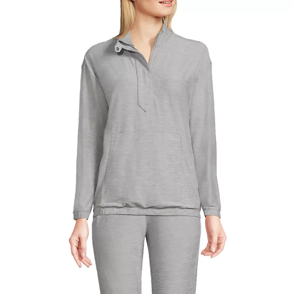 Women's Long Sleeve Performance Zip Front Popover