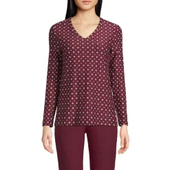 Women's Long Sleeve Performance V-Neck Top