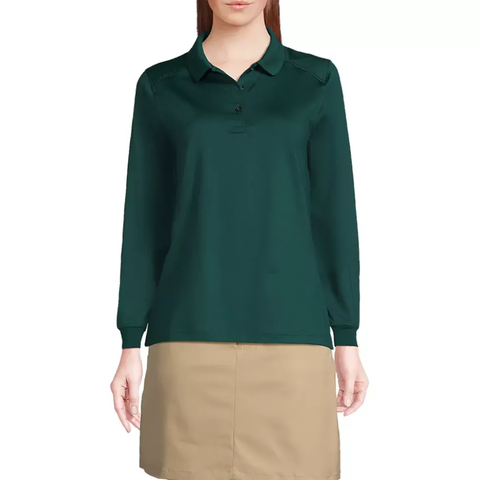 Women's Long Sleeve Rapid Dry Polo Shirt