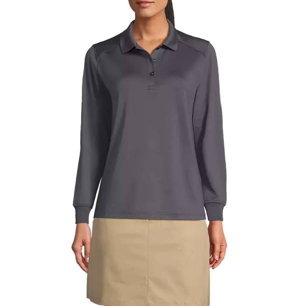Women's Long Sleeve Rapid Dry Polo Shirt