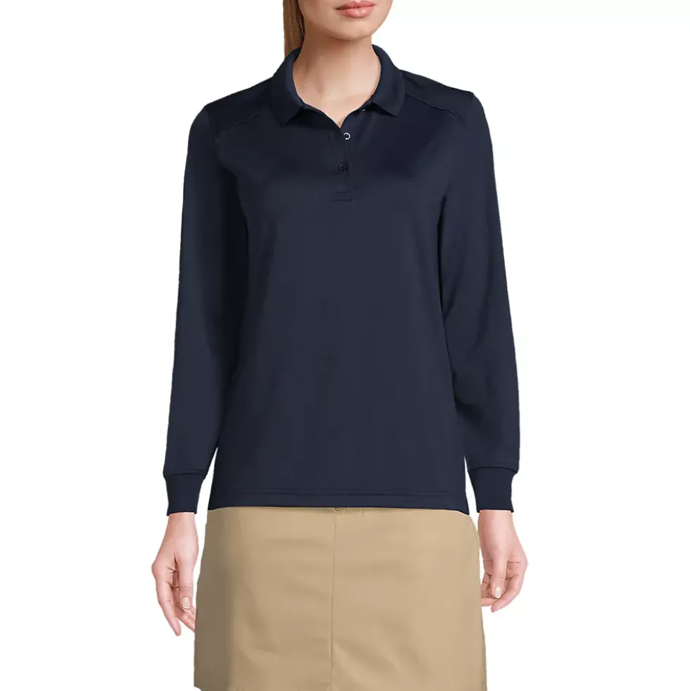 Women's Long Sleeve Rapid Dry Polo Shirt
