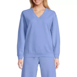 Women's Long Sleeve Serious Sweats V-neck Sweatshirt