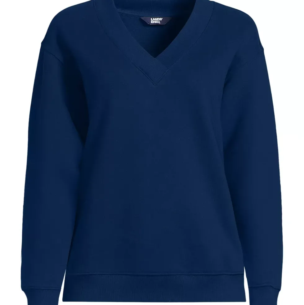 Women's Long Sleeve Serious Sweats V-neck Sweatshirt