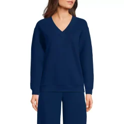 Women's Long Sleeve Serious Sweats V-neck Sweatshirt