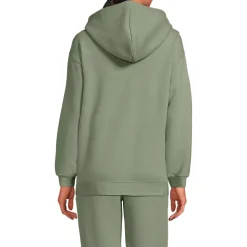 Women's Long Sleeve Serious Sweats Hooded Tunic Sweatshirt