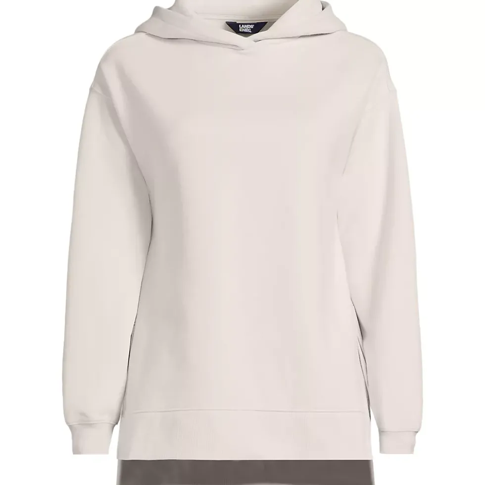 Women's Long Sleeve Serious Sweats Hooded Tunic Sweatshirt