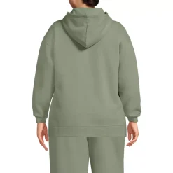 Women's Long Sleeve Serious Sweats Hooded Tunic Sweatshirt