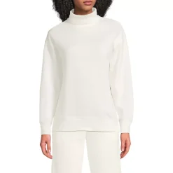 Women's Long Sleeve Serious Sweats Mock Neck Sweatshirt