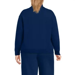 Women's Long Sleeve Serious Sweats Mock Neck Sweatshirt