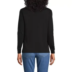 Women's Long Sleeve Supima Mock Turtleneck