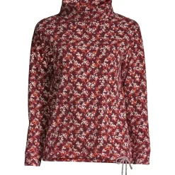 Women's Long Sleeve Waffle Funnel Neck Top