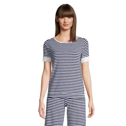 Women's Lounge Short Sleeve Crewneck Pajama T-shirt