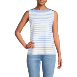 Women's Mariner Button Shoulder Tank