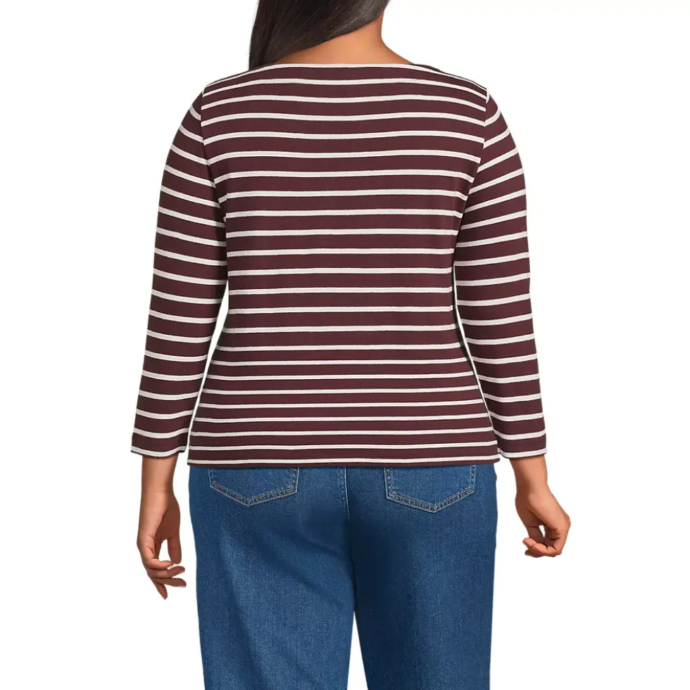 Women's Mariner Jersey Boatneck Top