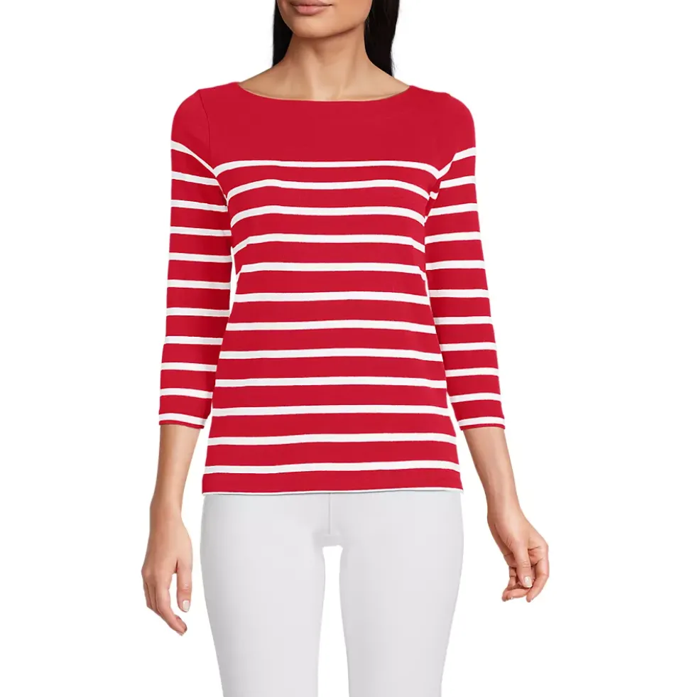 Women's Mariner Jersey Boatneck Top