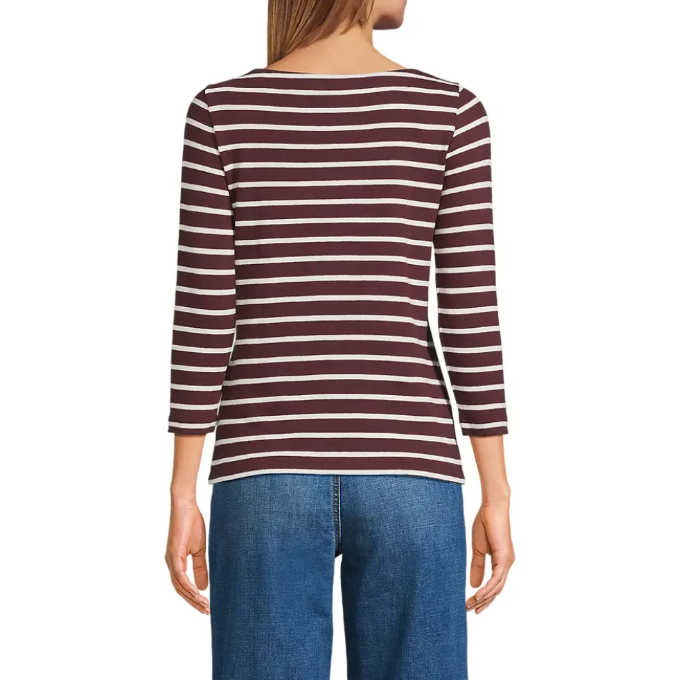 Women's Mariner Jersey Boatneck Top