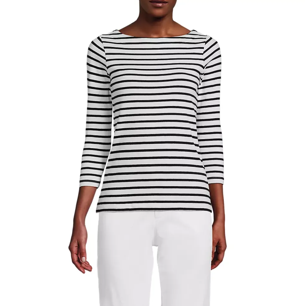 Women's Mariner Jersey Boatneck Top