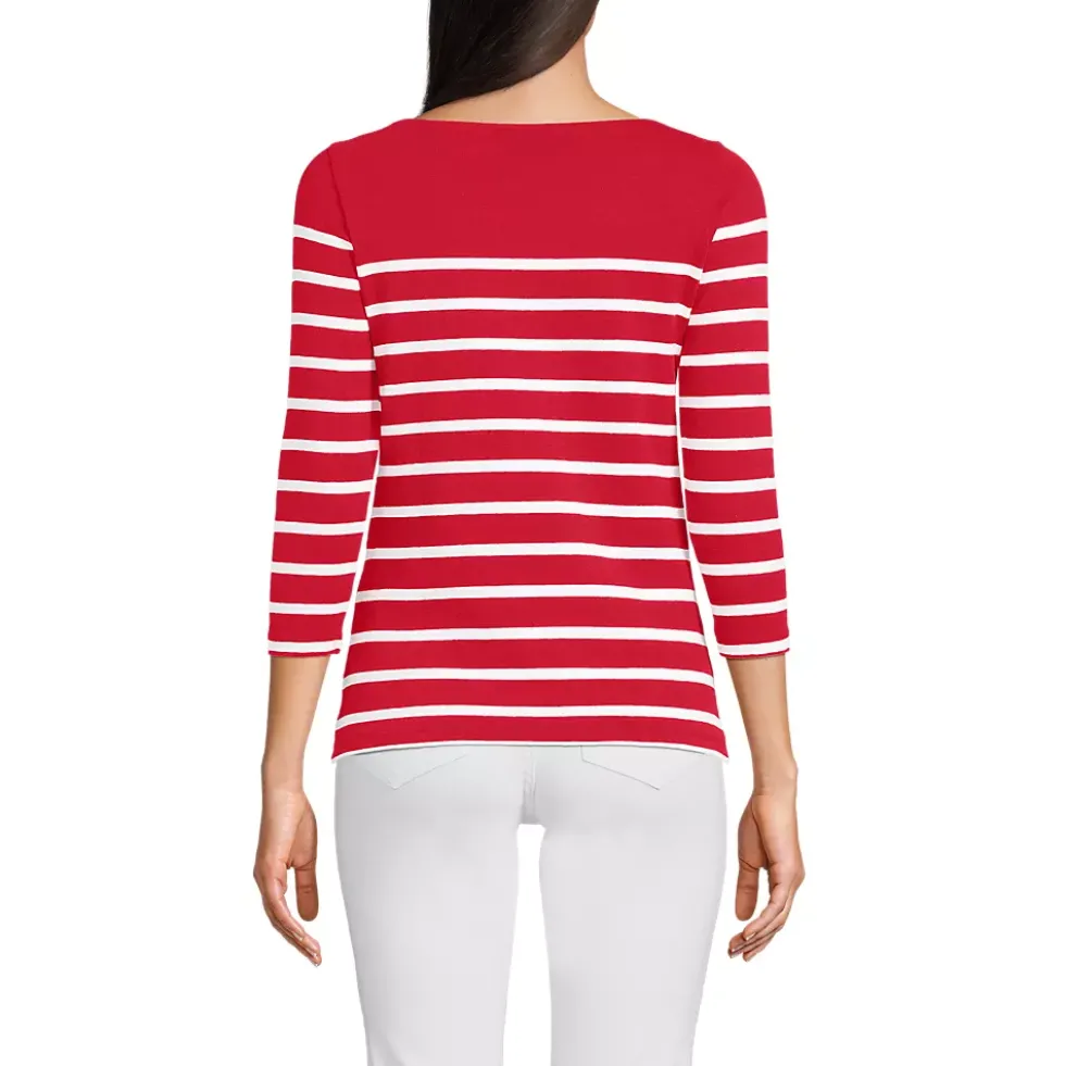 Women's Mariner Jersey Boatneck Top