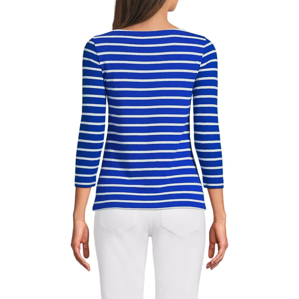Women's Mariner Jersey Boatneck Top