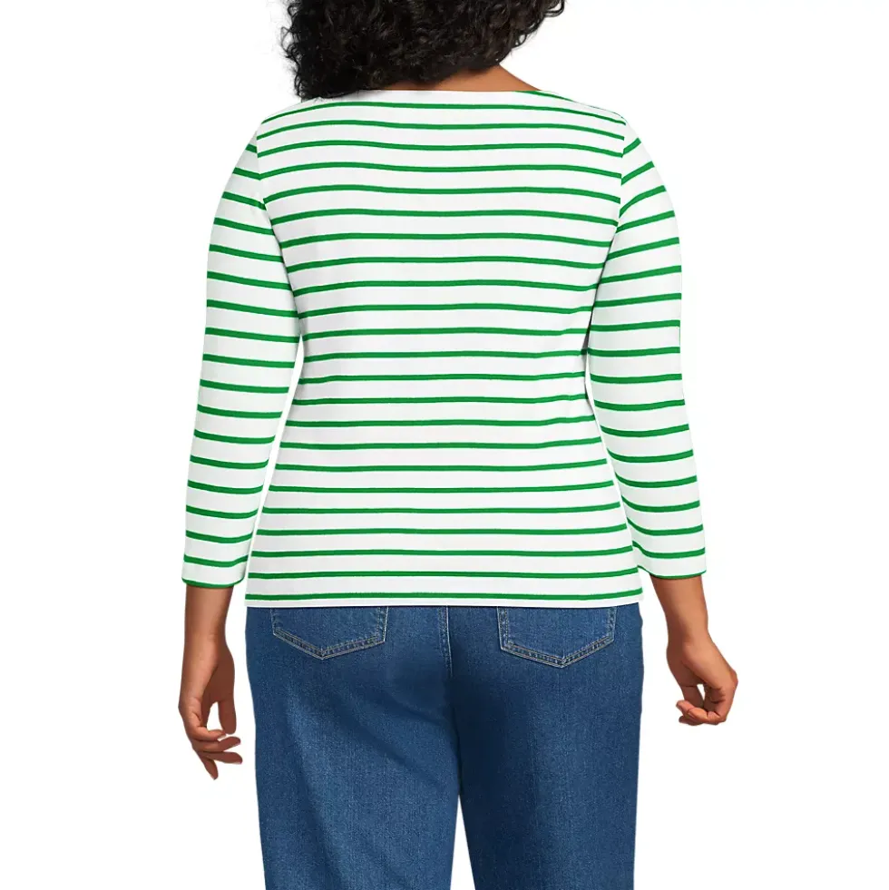 Women's Mariner Jersey Boatneck Top
