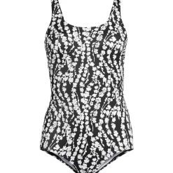 Women's Mastectomy Chlorine Resistant Tugless One Piece Swimsuit Soft Cup