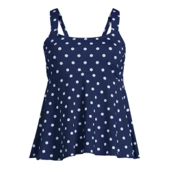 Women's Mastectomy Flutter Scoop Neck Tankini Top