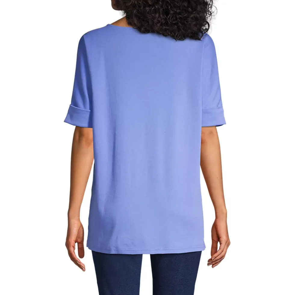 Women's Maternity Cotton Polyester Short Sleeve Shirt