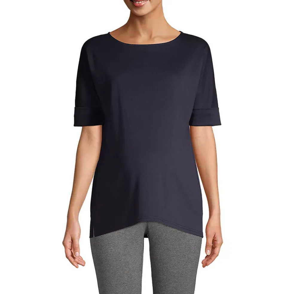 Women's Maternity Cotton Polyester Short Sleeve Shirt