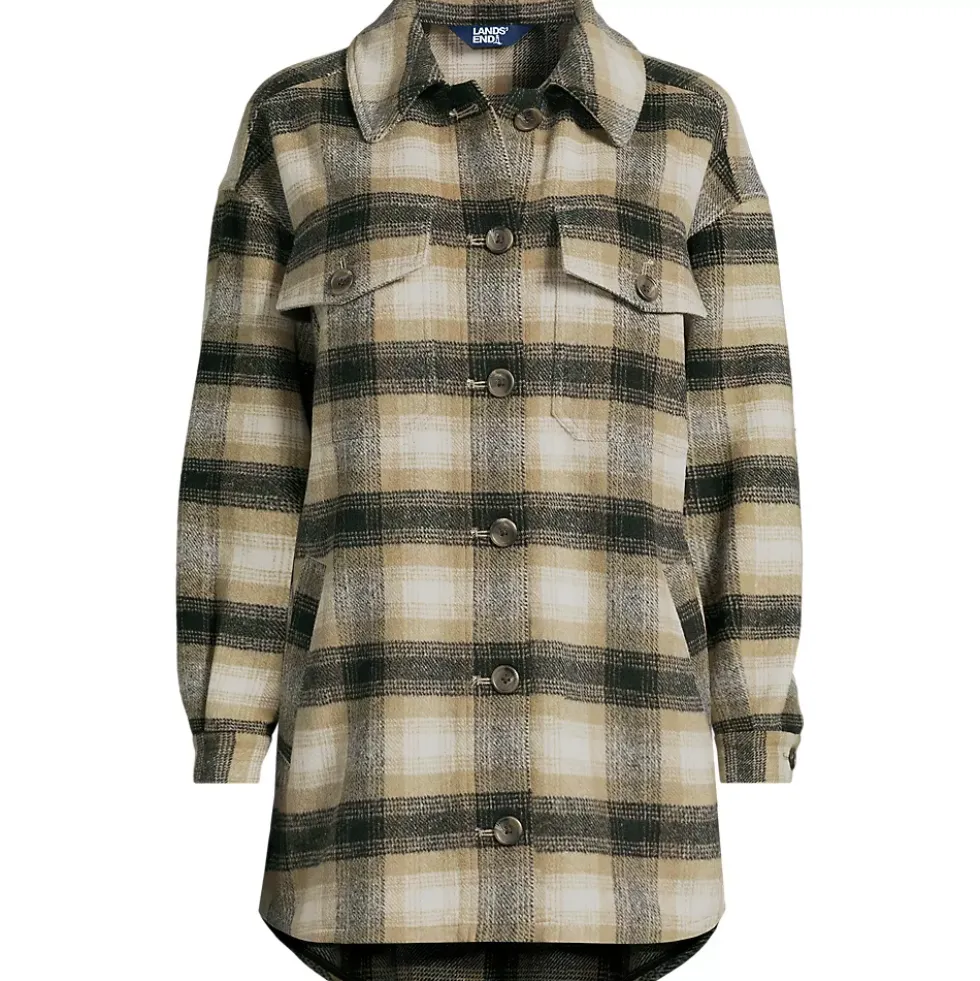 Women's Menswear Shirt Jacket