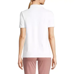 Women's Mesh Cotton Short Sleeve Polo Shirt