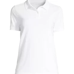 Women's Mesh Cotton Short Sleeve Polo Shirt