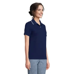 Women's Mesh Cotton Short Sleeve Polo Shirt
