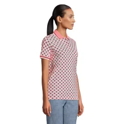 Women's Mesh Cotton Short Sleeve Polo Shirt