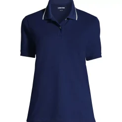 Women's Mesh Cotton Short Sleeve Polo Shirt