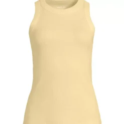 Women's Micro Rib Crew Neck Tank