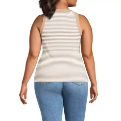 Women's Micro Rib Crew Neck Tank