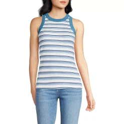 Women's Micro Rib Crew Neck Tank