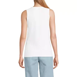 Women's Micro Rib Square Neck Tank