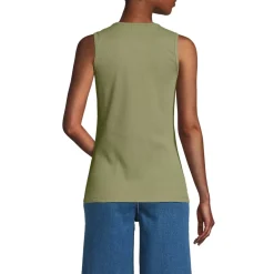 Women's Micro Rib Square Neck Tank