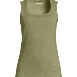 Women's Micro Rib Square Neck Tank