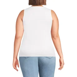 Women's Micro Rib Square Neck Tank