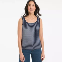 Women's Micro Rib Square Neck Tank