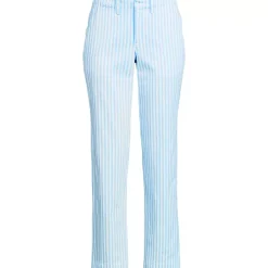 Women's Mid Rise Classic Straight Leg Chino Ankle Pants