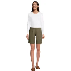 Women's Mid Rise Elastic Waist Pull On 10
